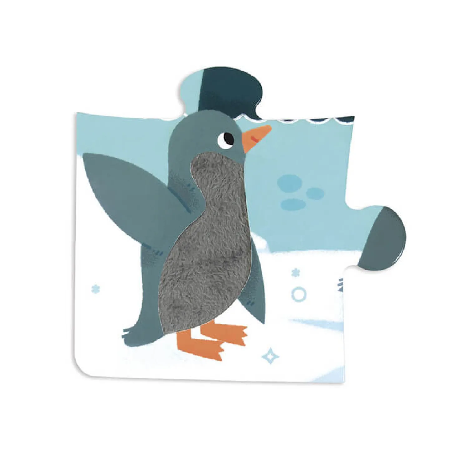 Janod Puzzle sensoryczne dotykowe Kraina polarna 20 el. 2+