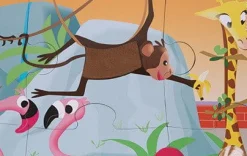 Janod Puzzle sensoryczne 20 elementów Wycieczka do zoo