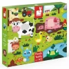 Janod Puzzle sensoryczne 20 elementów Farma