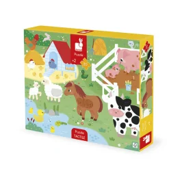 Janod Puzzle sensoryczne Farma 20 el. 2+