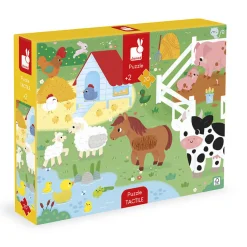 Janod Puzzle sensoryczne Farma 20 el. 2+