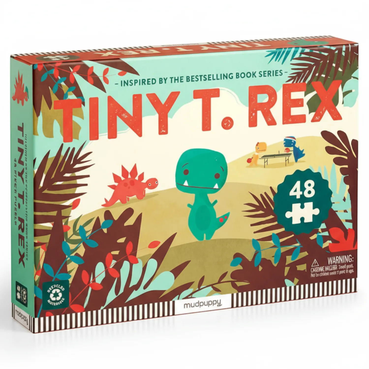 Mudpuppy Puzzle Tiny T.rex 48 elementów 3+