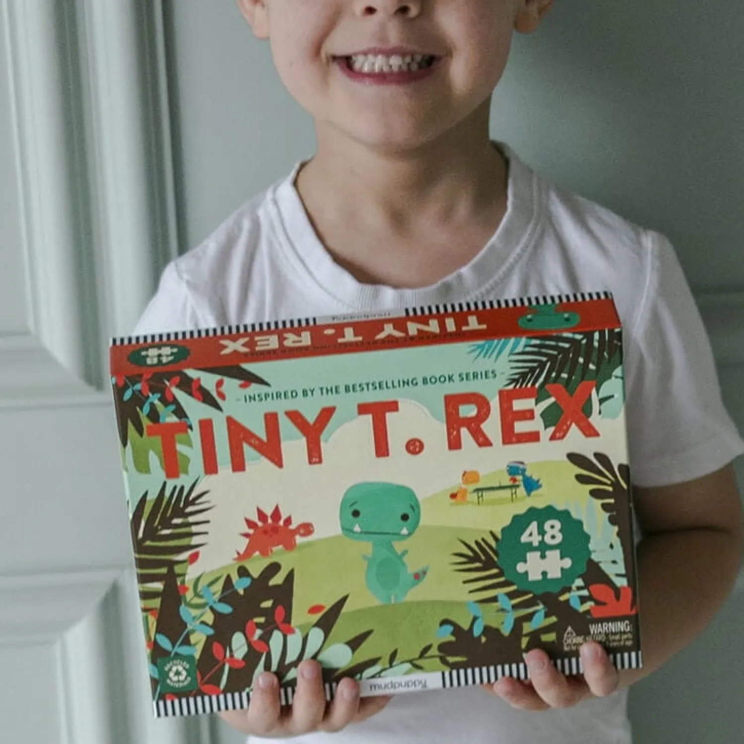 Mudpuppy Puzzle Tiny T.rex 48 elementów 3+