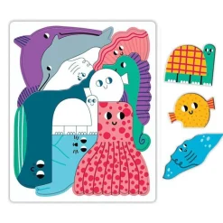 Mudpuppy Puzzle układanka Wszyscy razem Ocean 10 elementów 3+