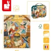 Janod Puzzle w walizce Czary 200 elementów