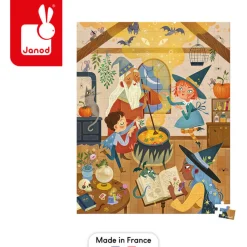 Janod Puzzle w walizce Czary 200 elementów