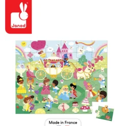 Janod Puzzle w walizce Księżniczki 36 elementów 4+