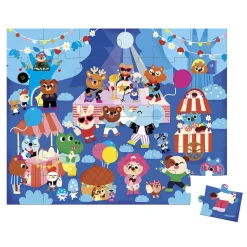 Janod Puzzle w walizce Przyjęcie 36 elementów 4+