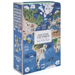 Londji Puzzle z grą obserwacyjną Odkryj Świat