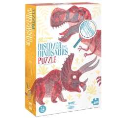 Londji Puzzle z grą obserwacyjną Odkryj Dinozaury