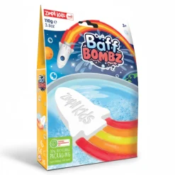 Zimpli Kids Rakieta do kąpieli zmieniająca kolor wody - Rainbow Baff Bombz, 110 g