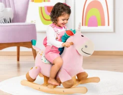 B.Toys Rodeo Rocker Dilly Dally – pluszowy JEDNOROŻEC na biegunach