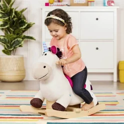 B.Toys Rodeo Rocker Dilly Dally – pluszowy JEDNOROŻEC na biegunach