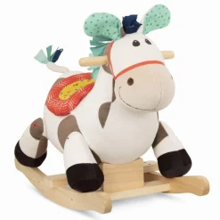 B.Toys Rodeo Rocker Spotty – pluszowy KOŃ na biegunach