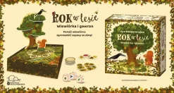 Wydawnictwo Nasza Księgarnia Rok w lesie. Wiewiórka i gawron