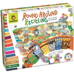 Ludattica ROUND AROUND RECYCLING - gra planszowa AGENDA 2030 „W CYKLU RECYKLINGU”