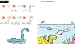 Wydawnictwo Wilga Rysowanie krok po kroku. Dinozaury