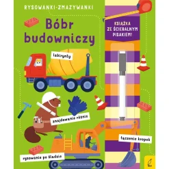 Wydawnictwo Wilga Rysowanki - zmazywanki. Bóbr budowniczy