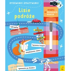 Wydawnictwo Wilga Rysowanki - zmazywanki. Lisie podróże