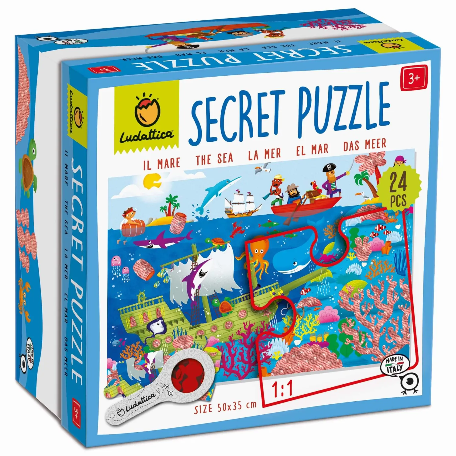 Ludattica SECRET PUZZLE - puzzle z tajemnicą - MORZE