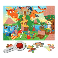 Ludattica SECRET PUZZLE - puzzle z tajemnicą - OBLĘŻENIE ZAMKU