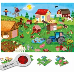 Ludattica SECRET PUZZLE - puzzle z tajemnicą - GOSPODARSTWO ROLNE
