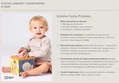 Taf Toys Sensoryczna kostka edukacyjna