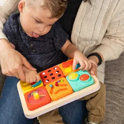 Fat Brain Toys Sensoryczny Kwadrat. PlayTab. Przekładanka