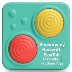 Fat Brain Toys Sensoryczny Kwadrat. PlayTab. Piszczałki