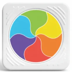 Fat Brain Toys Sensoryczny Kwadrat. PlayTab. Tęczowe Kółeczko