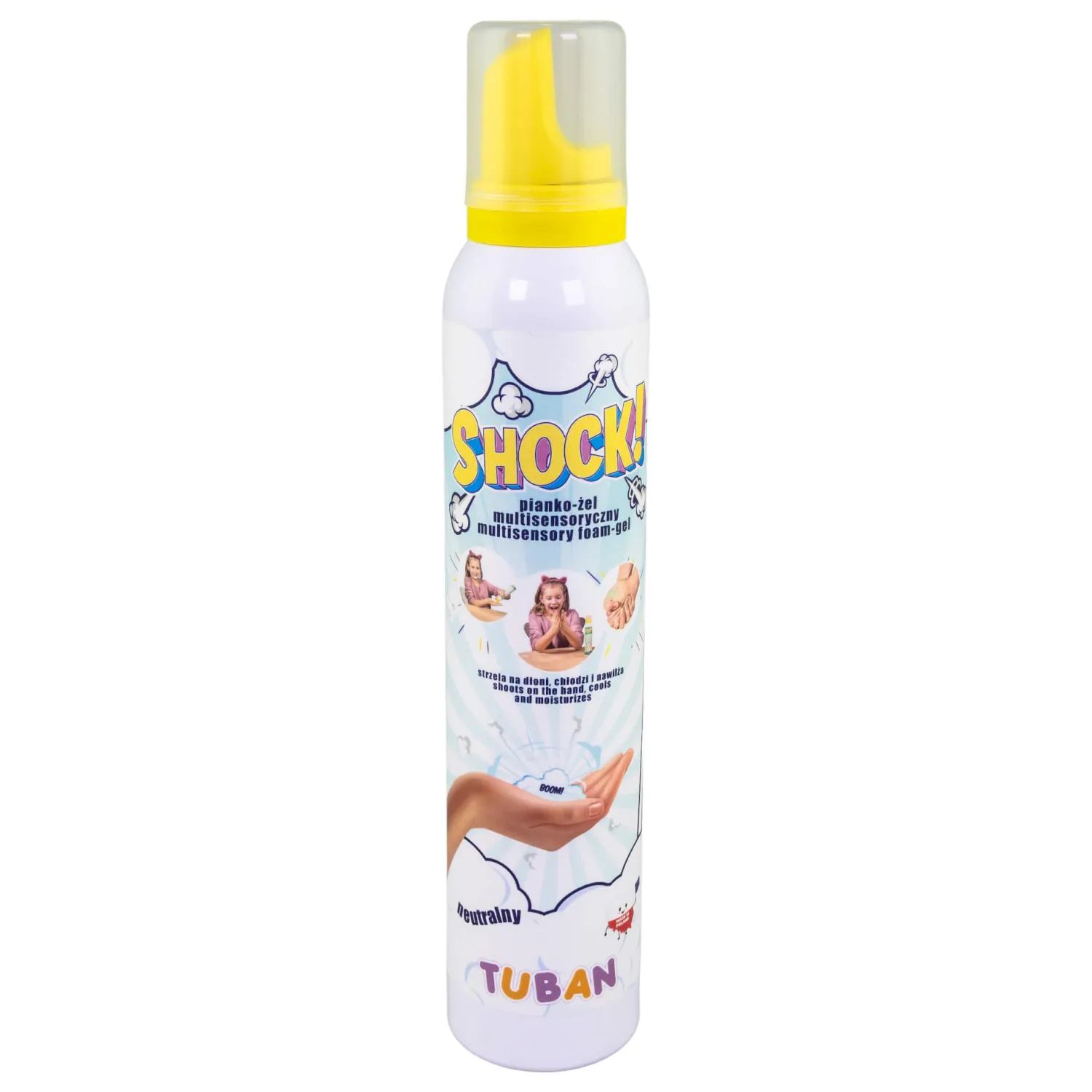 Tuban Shock! - multisensoryczny pianko-żel, neutralny, 200 ml