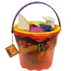 B.Toys Shore Thing – wielkie wiaderko z akcesoriami do piasku – pomarańczowe