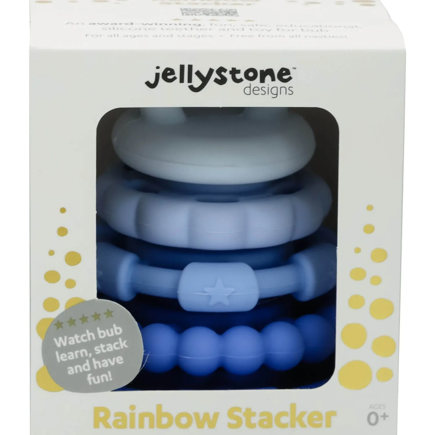 Jellystone Silikonowa wieża gryzak Blueberry
