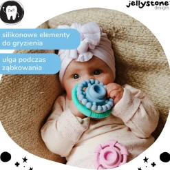 Jellystone Silikonowa wieża gryzak pastelowa