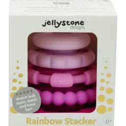 Jellystone Silikonowa wieża gryzak Raspberry