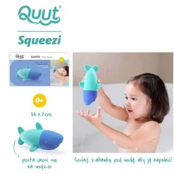 QUUT Silikonowa zabawka do kąpieli Squeezi Shark