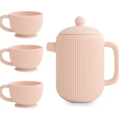 Mushie Silikonowa zastawa do herbatki - Blush