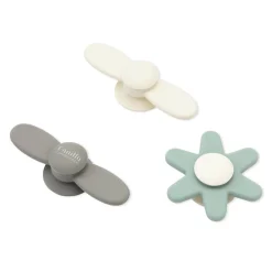 Vanilla Copenhagen Silikonowe spinnery z przyssawką 3szt. - beige