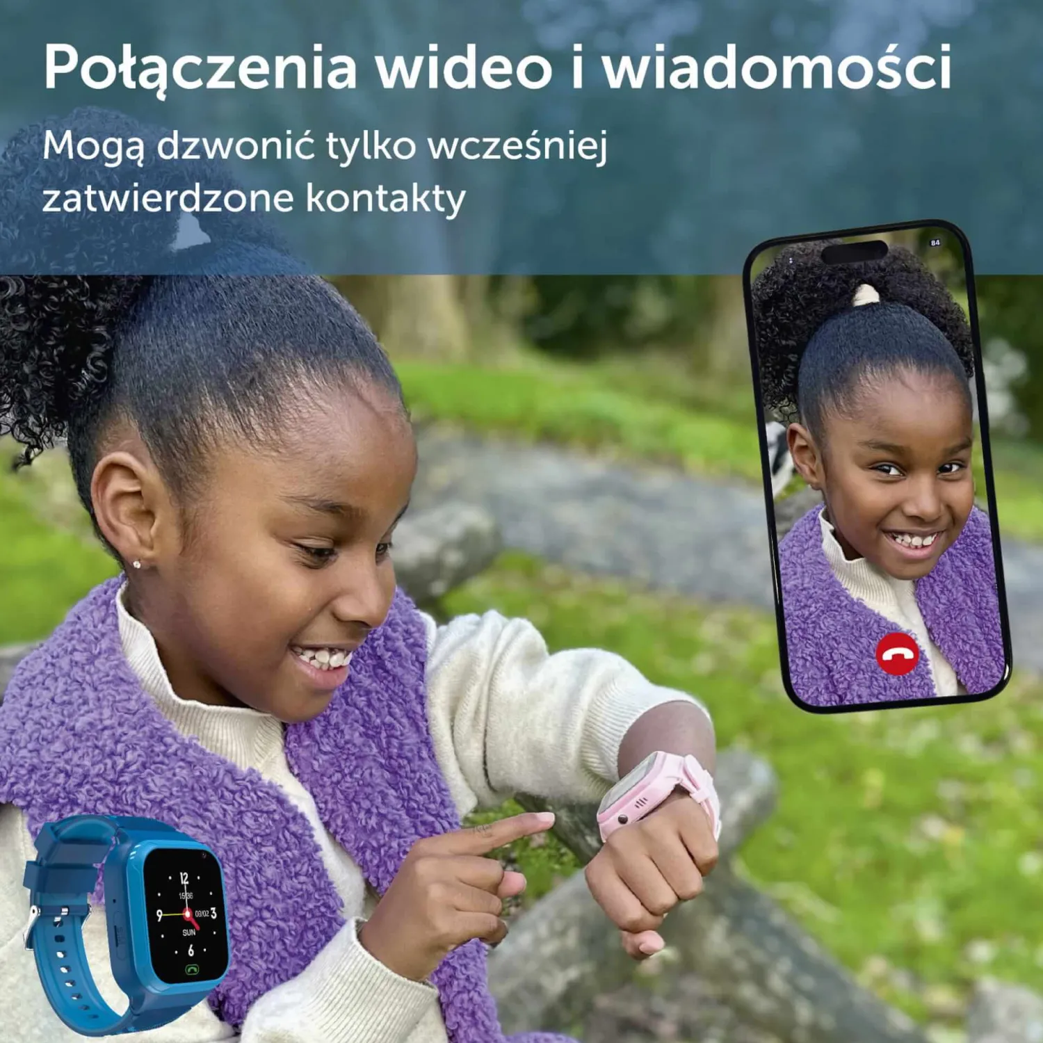 Zazu Smartwatch dla dzieci - Niebieski