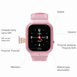 Zazu Smartwatch dla dzieci - Różowy