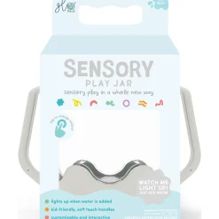 Dzieci Glo Pals Słoik sensoryczny do napełnienia wodą - szary