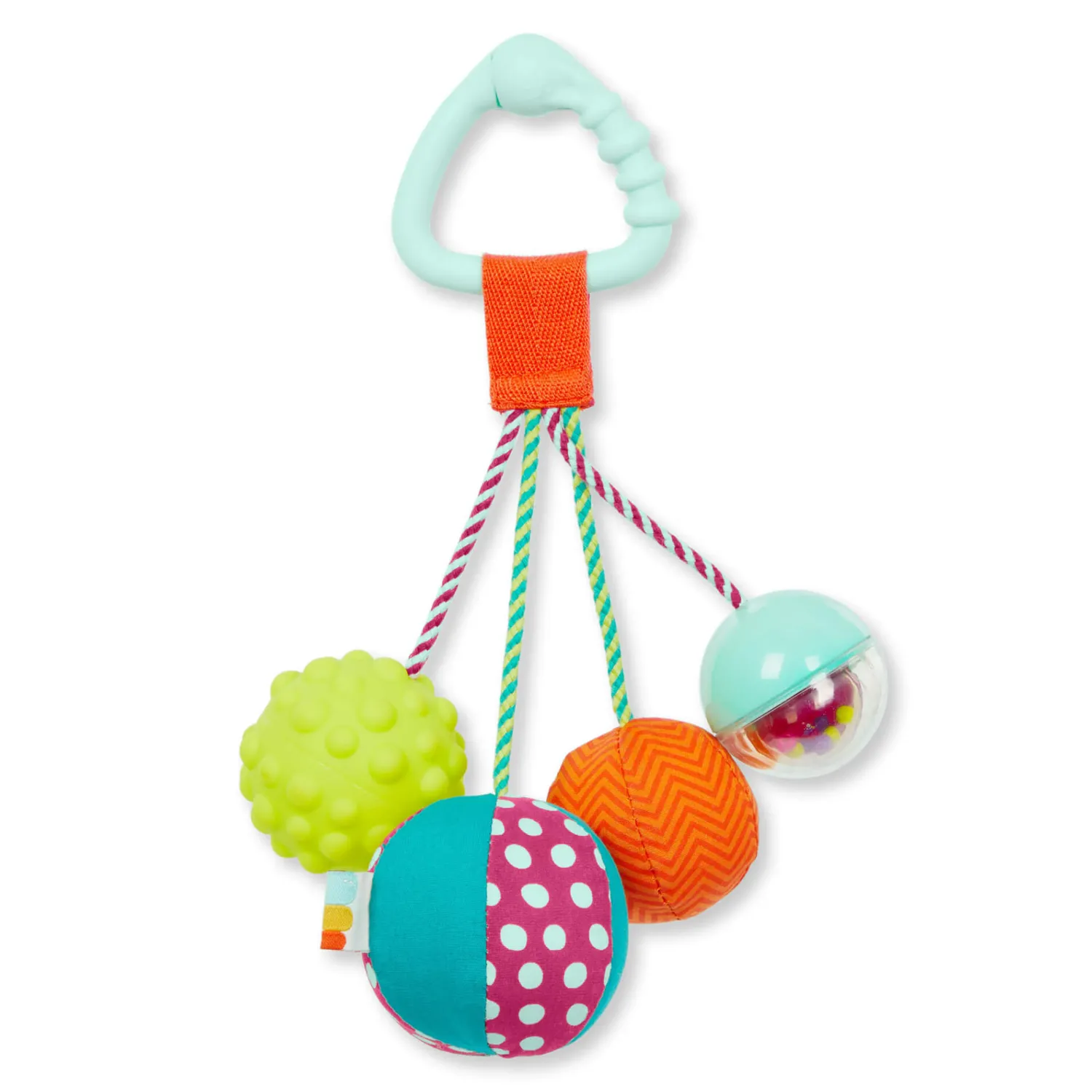 B.Toys Sounds So Squeezy – gryzak z piłeczkami sensorycznymi