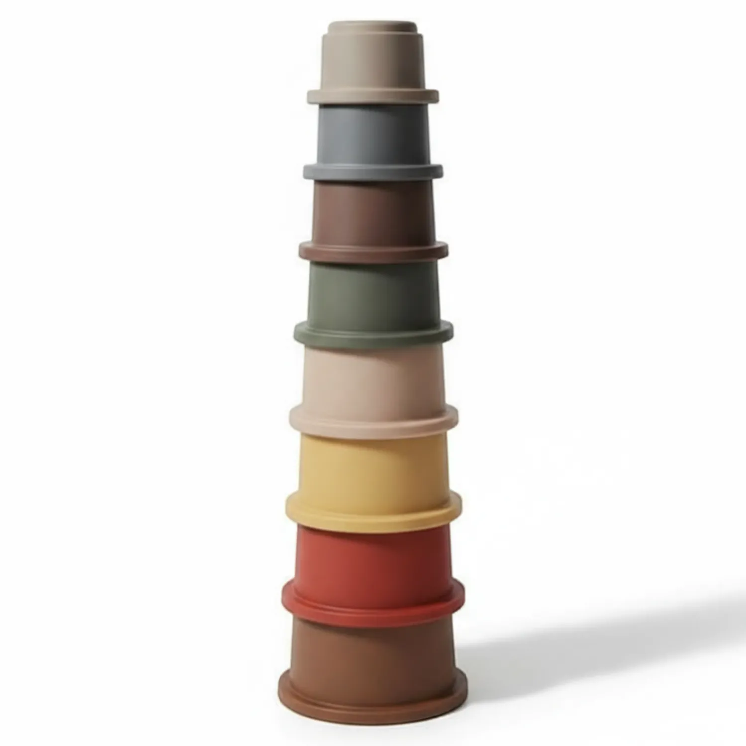 Mushie Stacking Tower - wieża z kubeczków RETRO