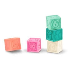 B.Toys Stackin’ Squishies – miękkie kubeczki i klocki sensoryczne 2w1