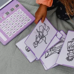 Kidywolf Tablet graficzny z szablonami do rysowania KIDYDRAW-MINI - princess
