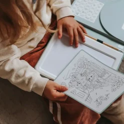 Kidywolf Tablet graficzny z szablonami do rysowania KIDYDRAW-PAD - Food around the world, 6+