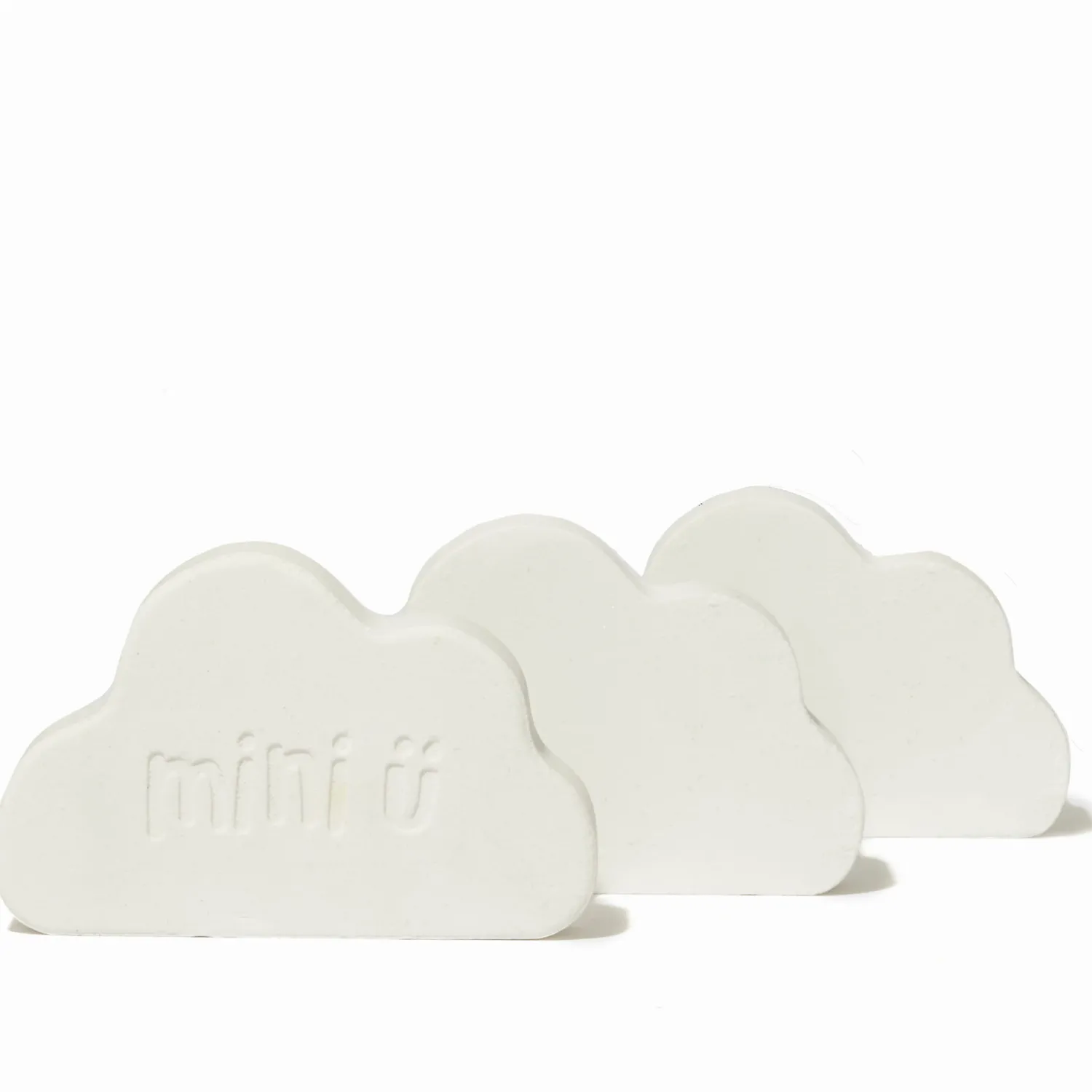 Miniu Tęczowe chmurki do kąpieli dla dzieci, 3 x 130g