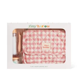 Tiny Harlow Torba z akcesoriami dla lalek Pink Gingham