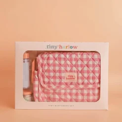 Tiny Harlow Torba z akcesoriami dla lalek Pink Gingham