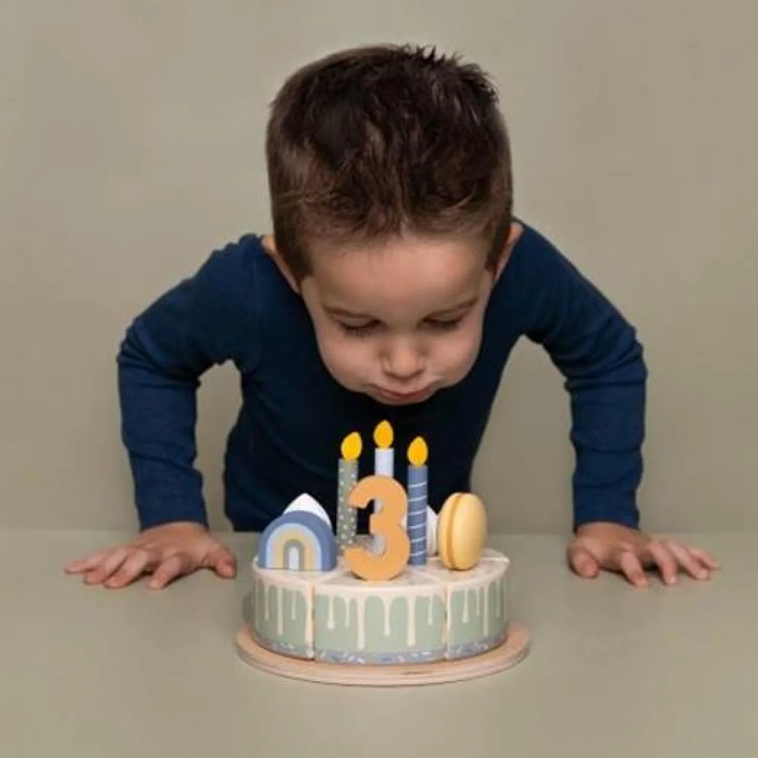 Little Dutch Torcik urodzinowy Błękit FSC
